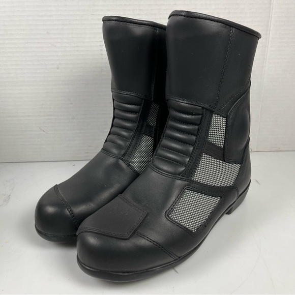 BMW Motorrad Airflow 3 Leather Motorcycle Boots Women’s Size 38 US 8   Women’s S - Picture 2 of 10